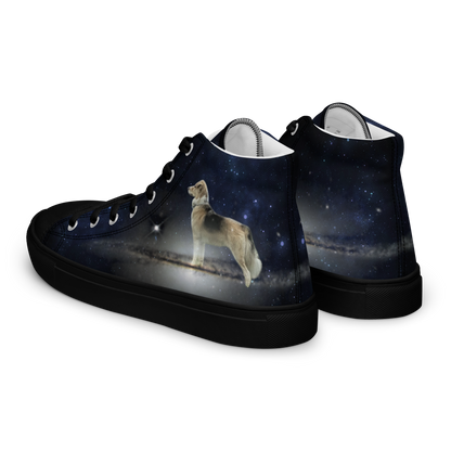 Men's "Fee Galaxy-Giant" High Top Canvas Sneakers