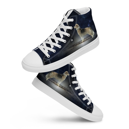 Men's "Fee Galaxy-Giant" High Top Canvas Sneakers