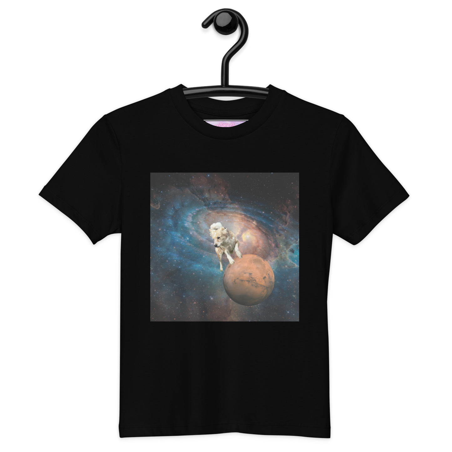 Kid's Organic Cotton "Galaxy Dog: Cosmic Fee" Graphic T-Shirt
