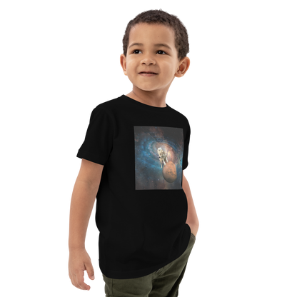 Kid's Organic Cotton "Galaxy Dog: Cosmic Fee" Graphic T-Shirt
