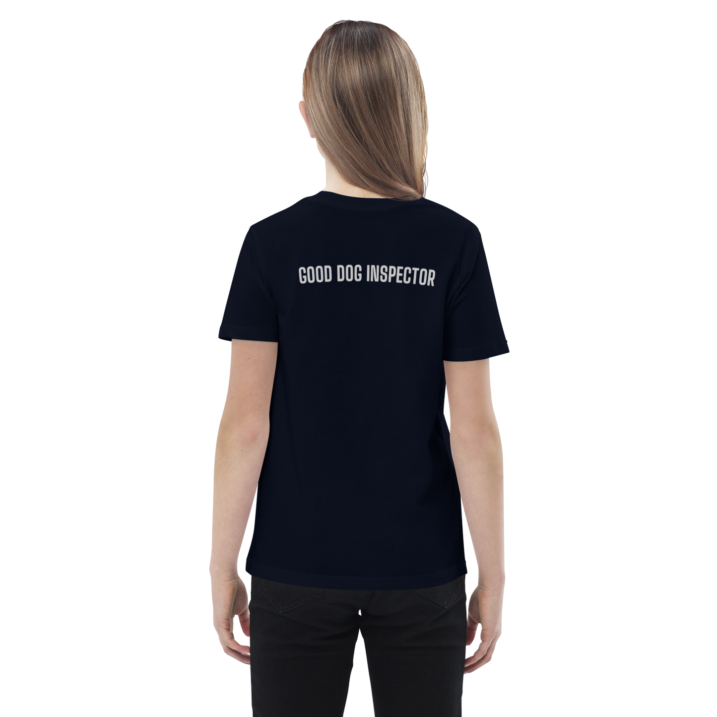 Kid's “Goodest Girl Fee: Good Dog Inspector” Graphic T-Shirt
