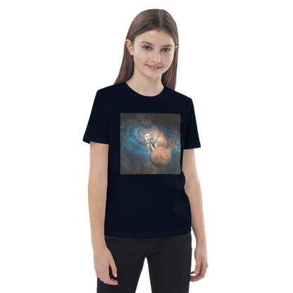 Kid's Organic Cotton "Galaxy Dog: Cosmic Fee" Graphic T-Shirt