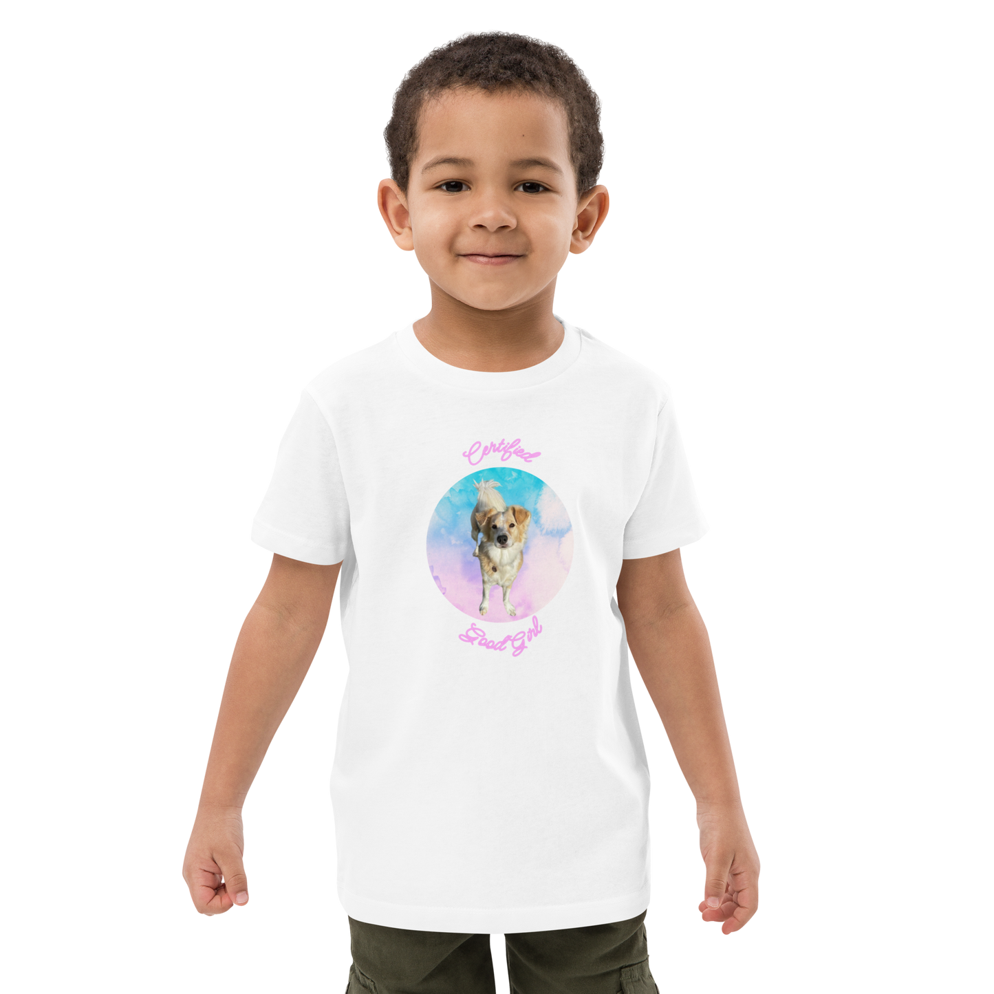 Kid's “Goodest Girl Fee: Good Dog Inspector” Graphic T-Shirt