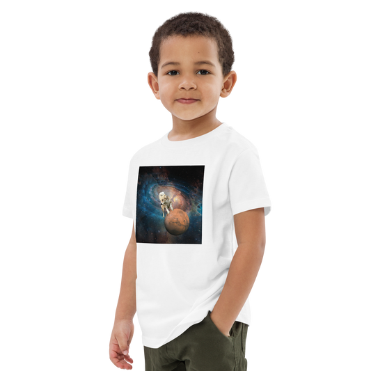 Kid's Organic Cotton "Galaxy Dog: Cosmic Fee" Graphic T-Shirt