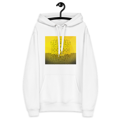 "Black & Yellow Geometrics" Premium Eco Hoodie