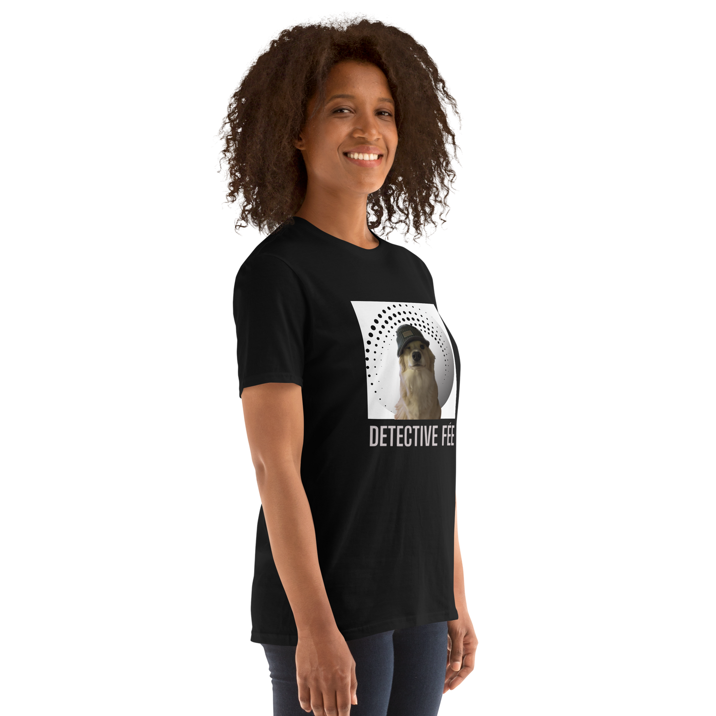 “Detective Fee: Funny Dog Whodunit” Graphic T-Shirt