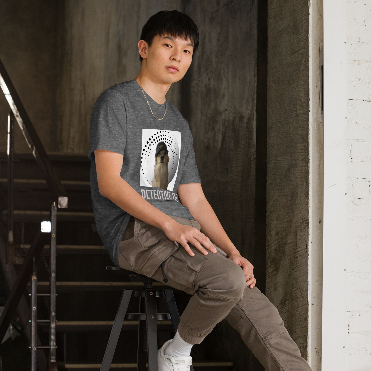 “Detective Fee: Funny Dog Whodunit” Graphic T-Shirt