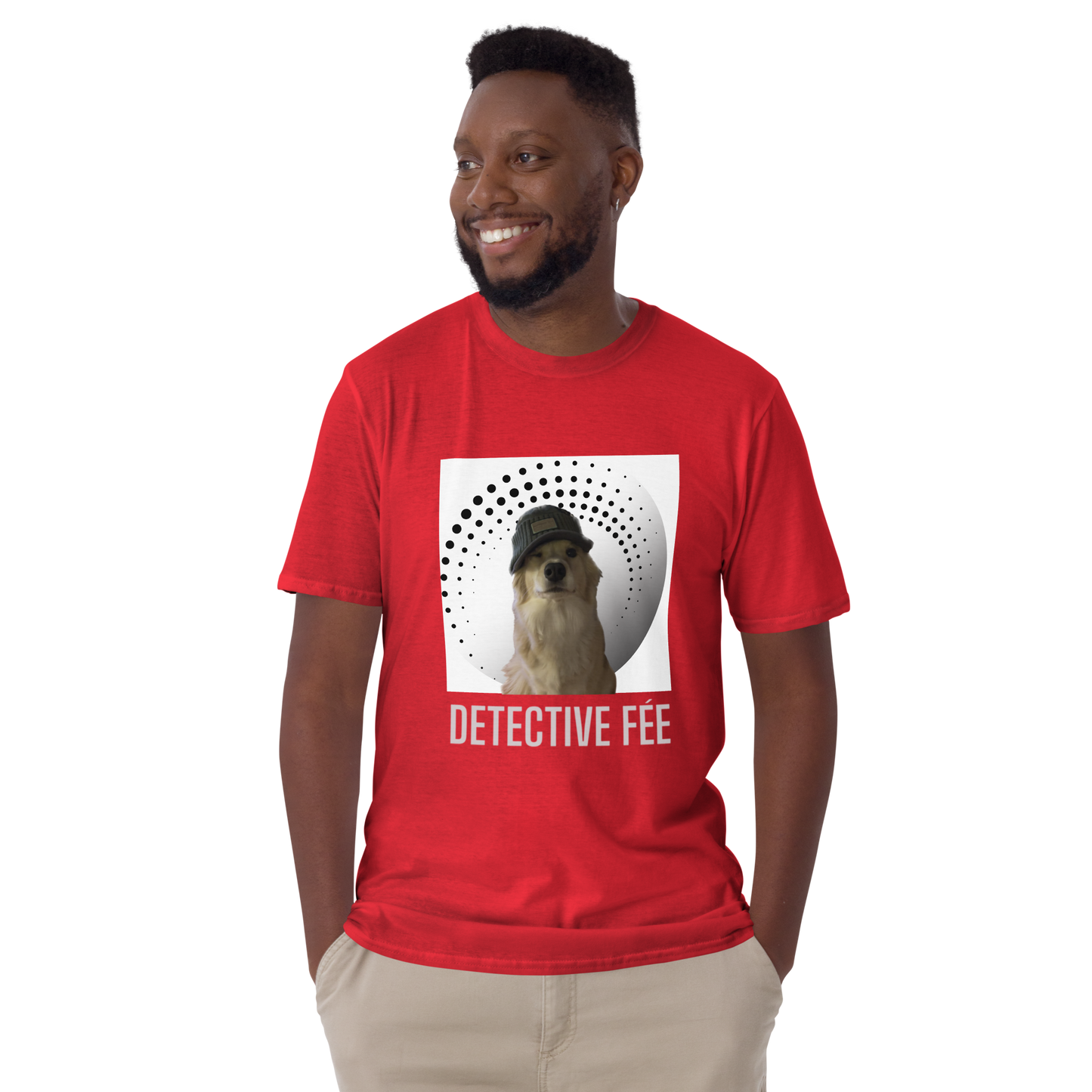 “Detective Fee: Funny Dog Whodunit” Graphic T-Shirt