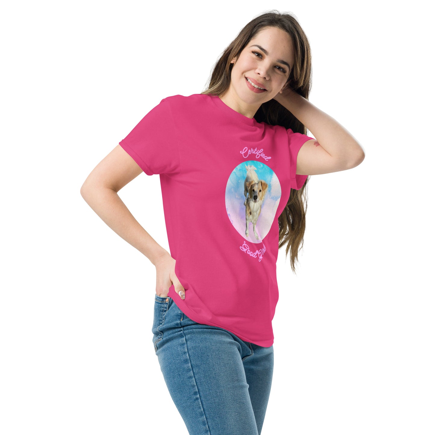 "Goodest Girl Fee: Good Dog Inspector" Graphic T-Shirt