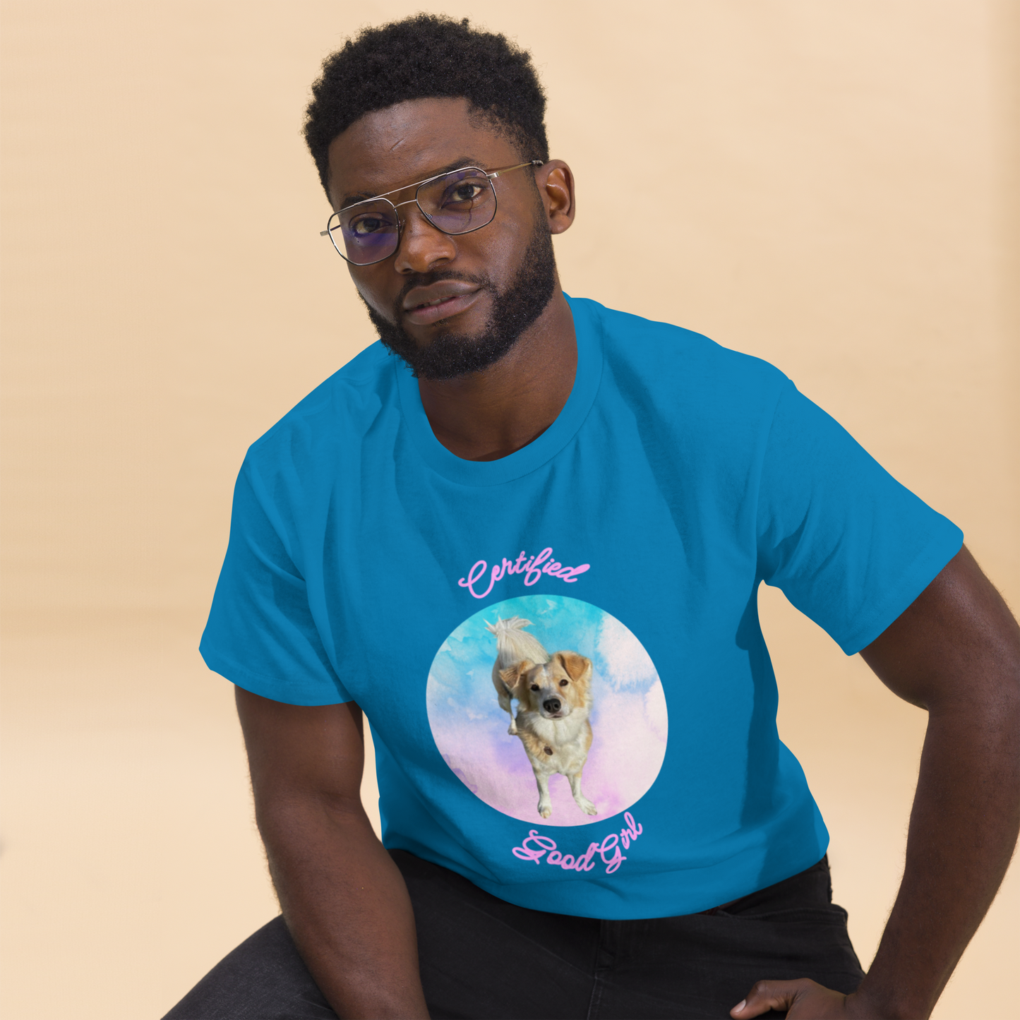 "Goodest Girl Fee: Good Dog Inspector" Graphic T-Shirt