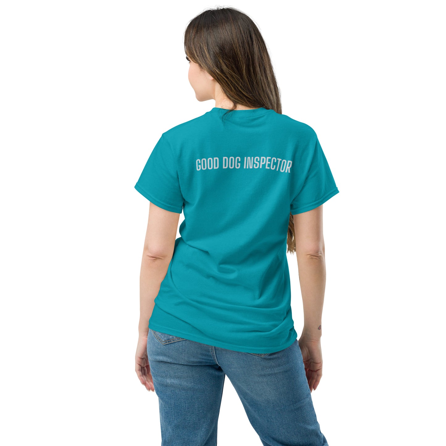 "Goodest Girl Fee: Good Dog Inspector" Graphic T-Shirt