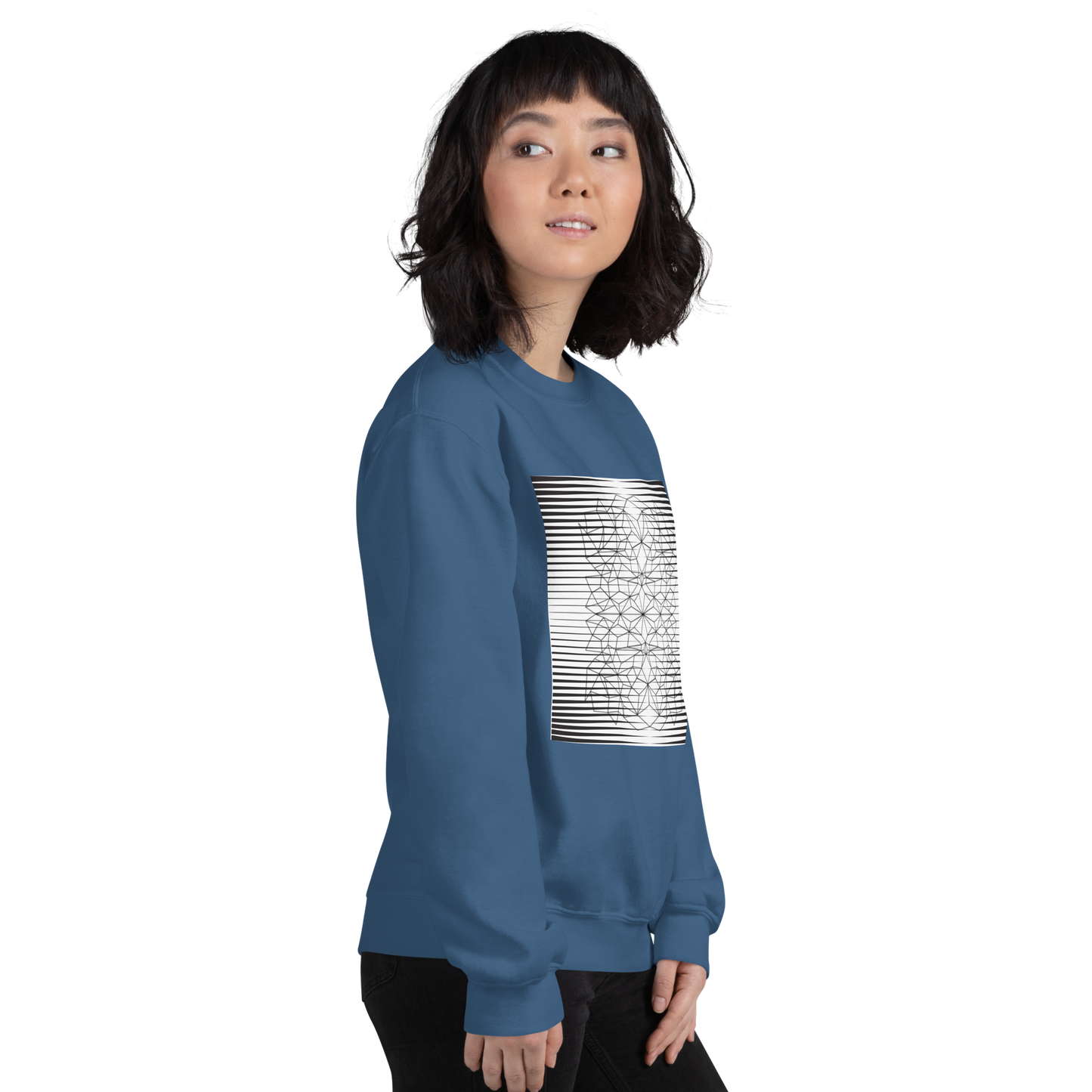 "Black & White Geometrics" Sweatshirt