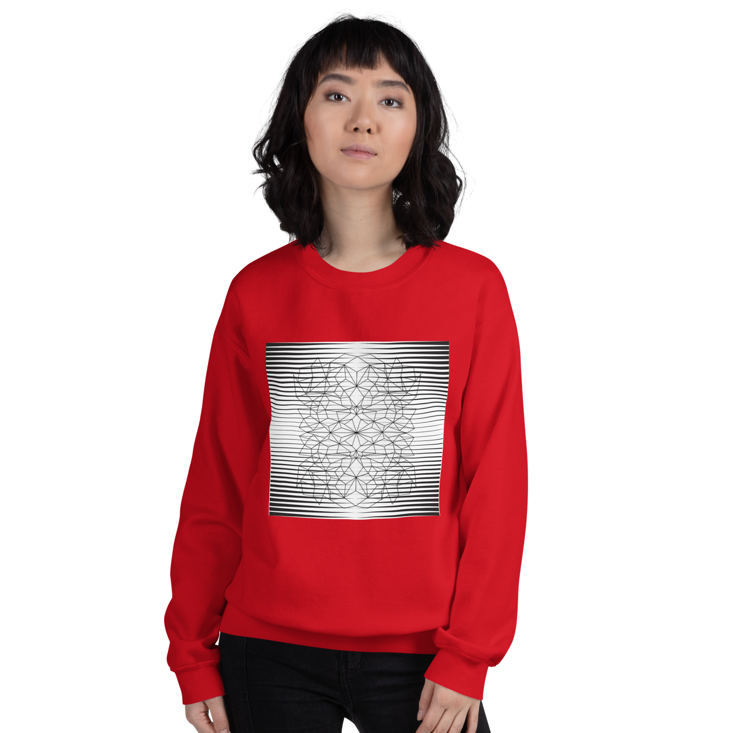 "Black & White Geometrics" Sweatshirt