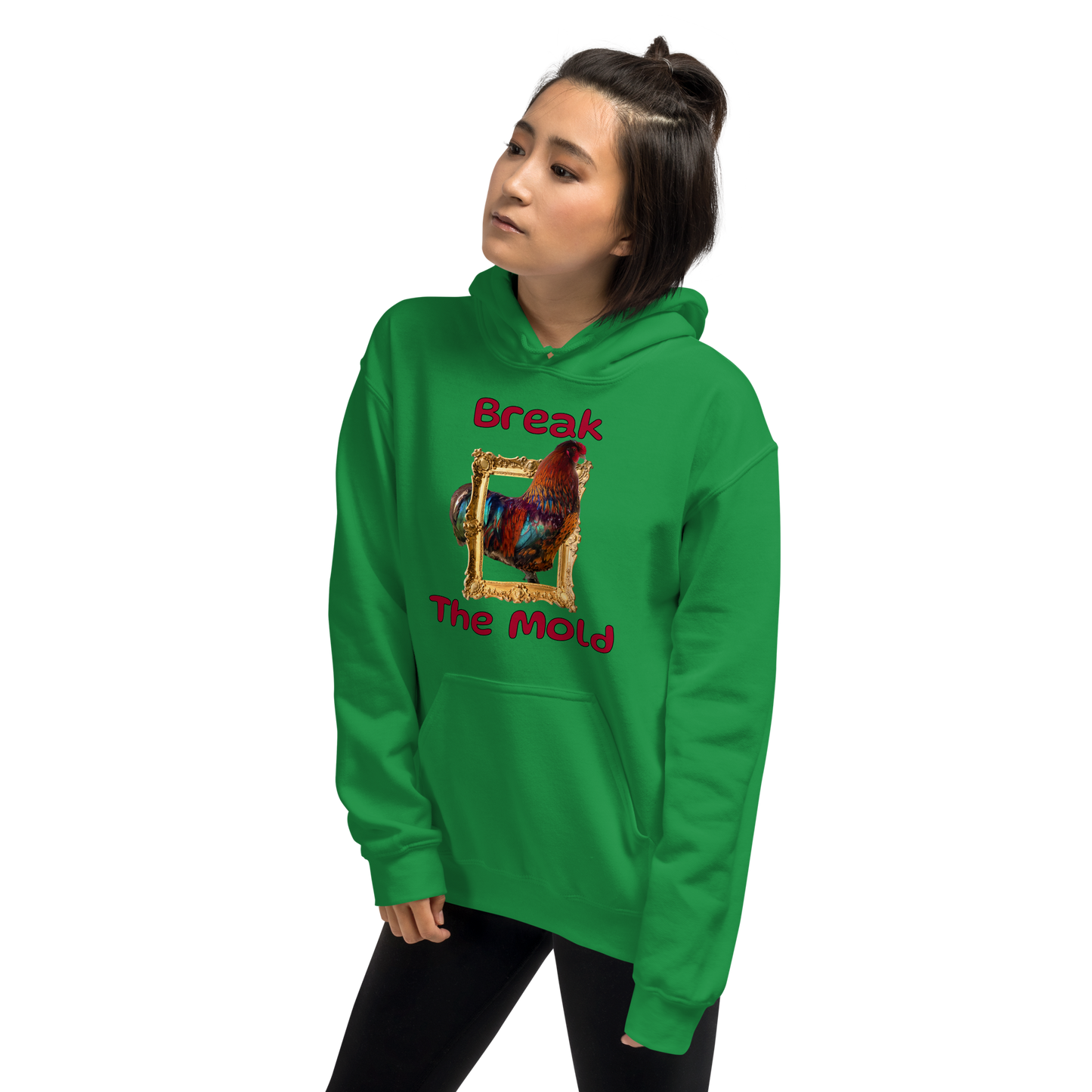 "Break the Mold” Rooster Hoodie