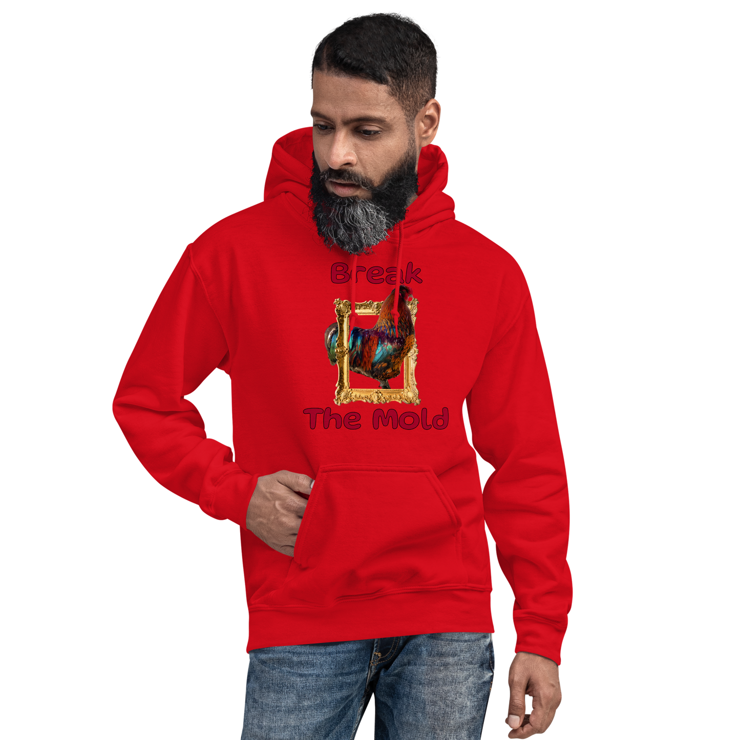 "Break the Mold” Rooster Hoodie