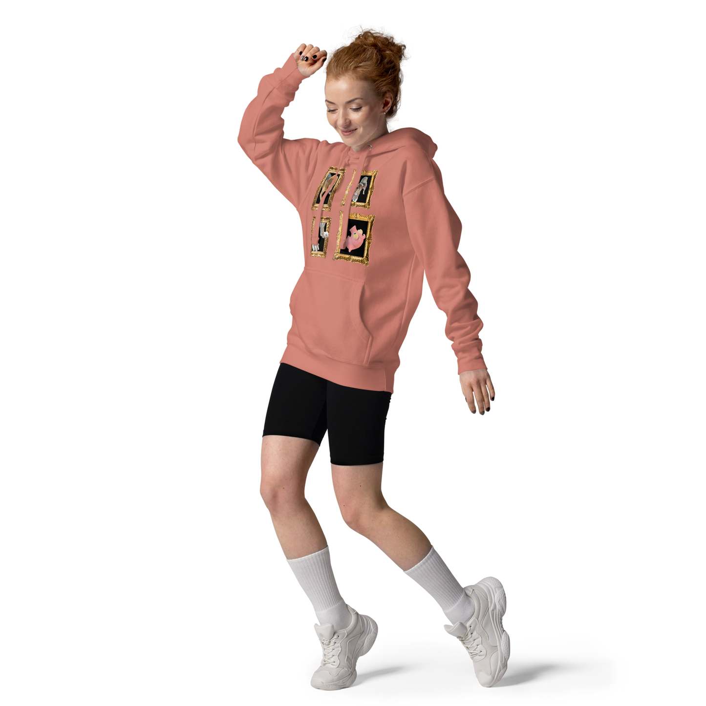 “Fee's Playful Moments” Graphic Hoodie