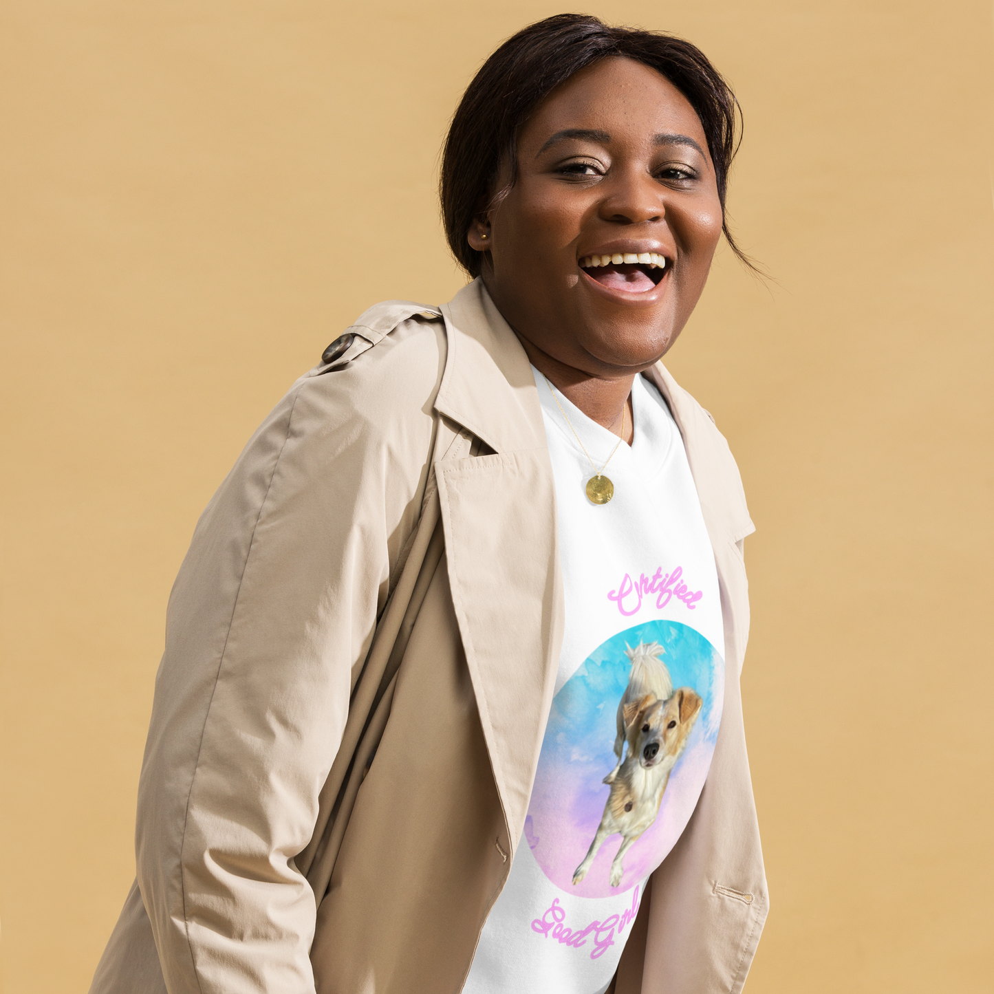 "Goodest Girl Fee: Good Dog Inspector" Graphic Sweatshirt