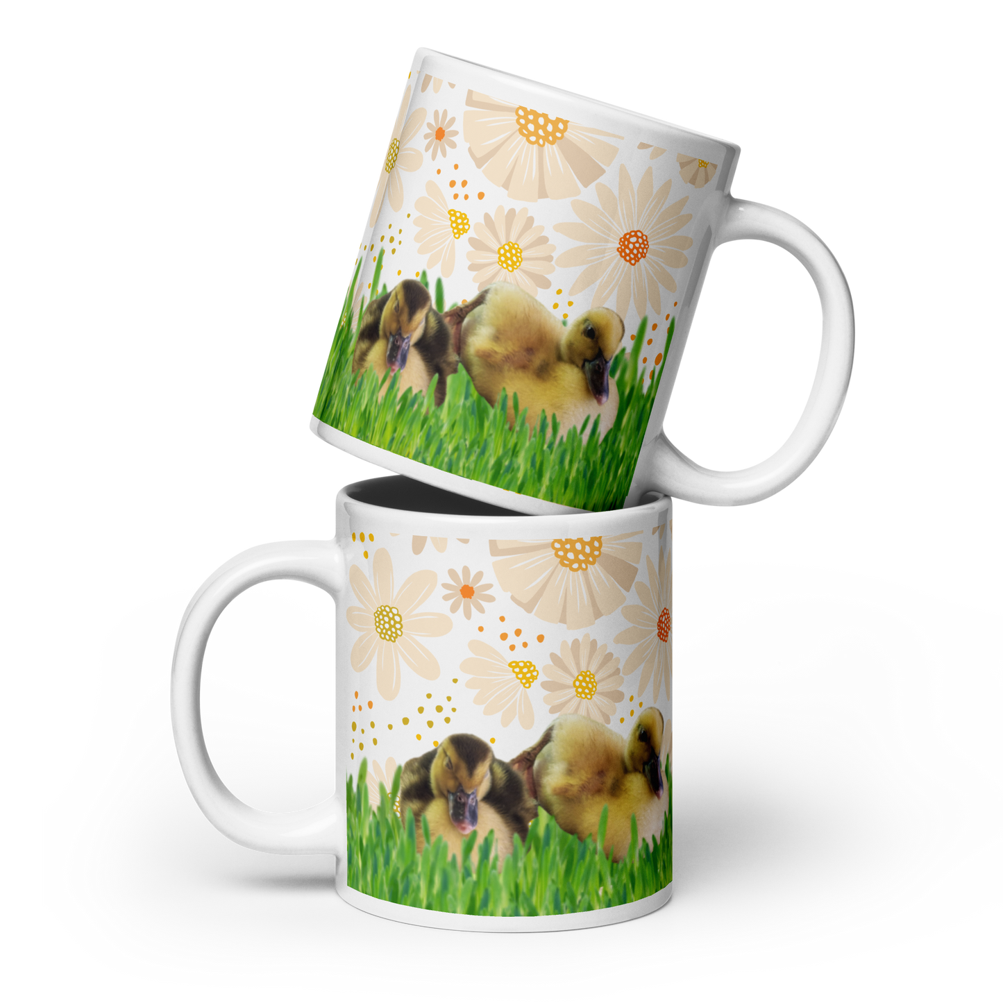 20oz “Sunny Ducklings” Ceramic Coffee Mug