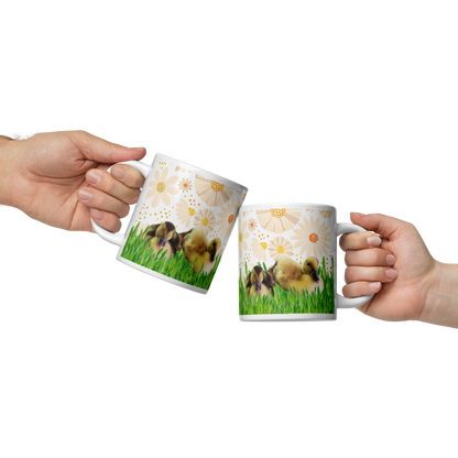 20oz “Sunny Ducklings” Ceramic Coffee Mug