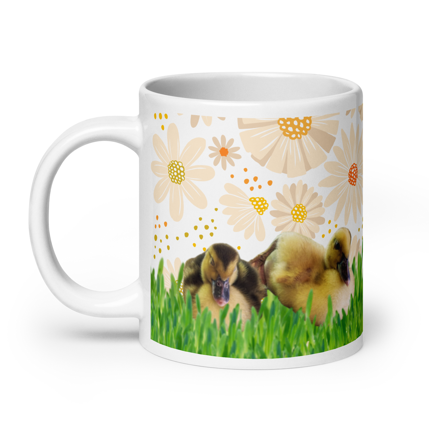 20oz “Sunny Ducklings” Ceramic Coffee Mug