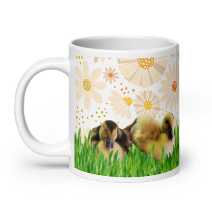 20oz “Sunny Ducklings” Ceramic Coffee Mug