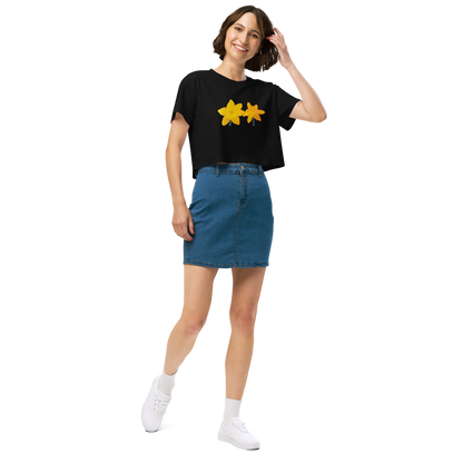 "Chalk Pastel Daffodil" Crop Top