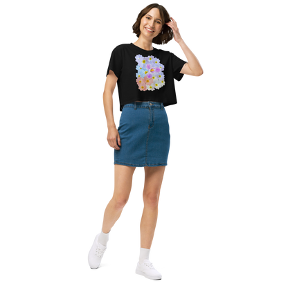 “Pastel Primrose Garden” Crop Top