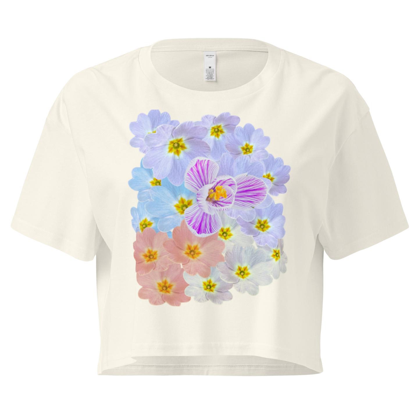 “Pastel Primrose Garden” Crop Top