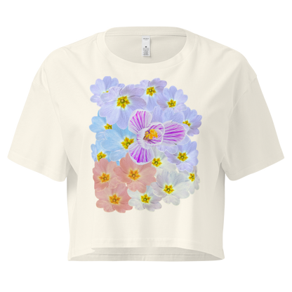 “Pastel Primrose Garden” Crop Top