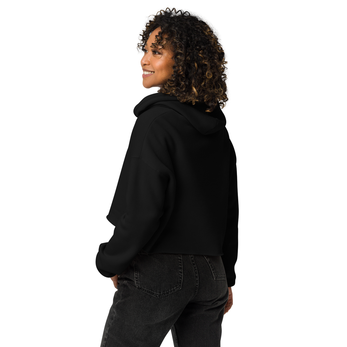 “Fee Nose Boop” Women's Cropped Hoodie