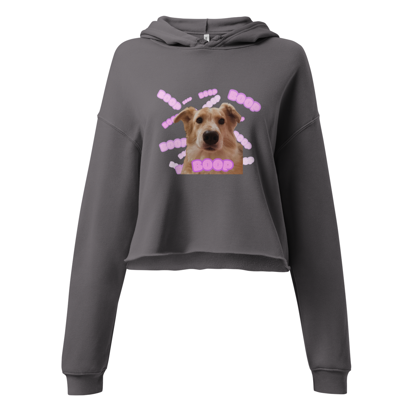 “Fee Nose Boop” Women's Cropped Hoodie