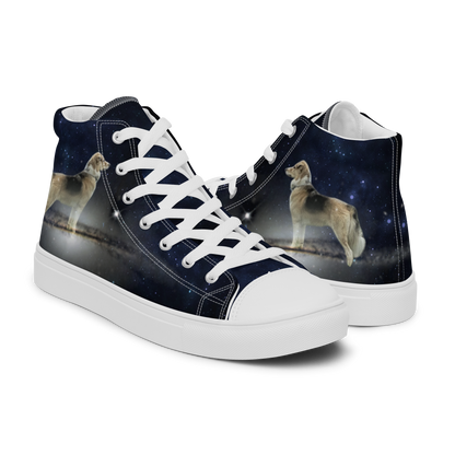 Women's "Fee Galaxy-Giant" High Top Canvas Sneakers