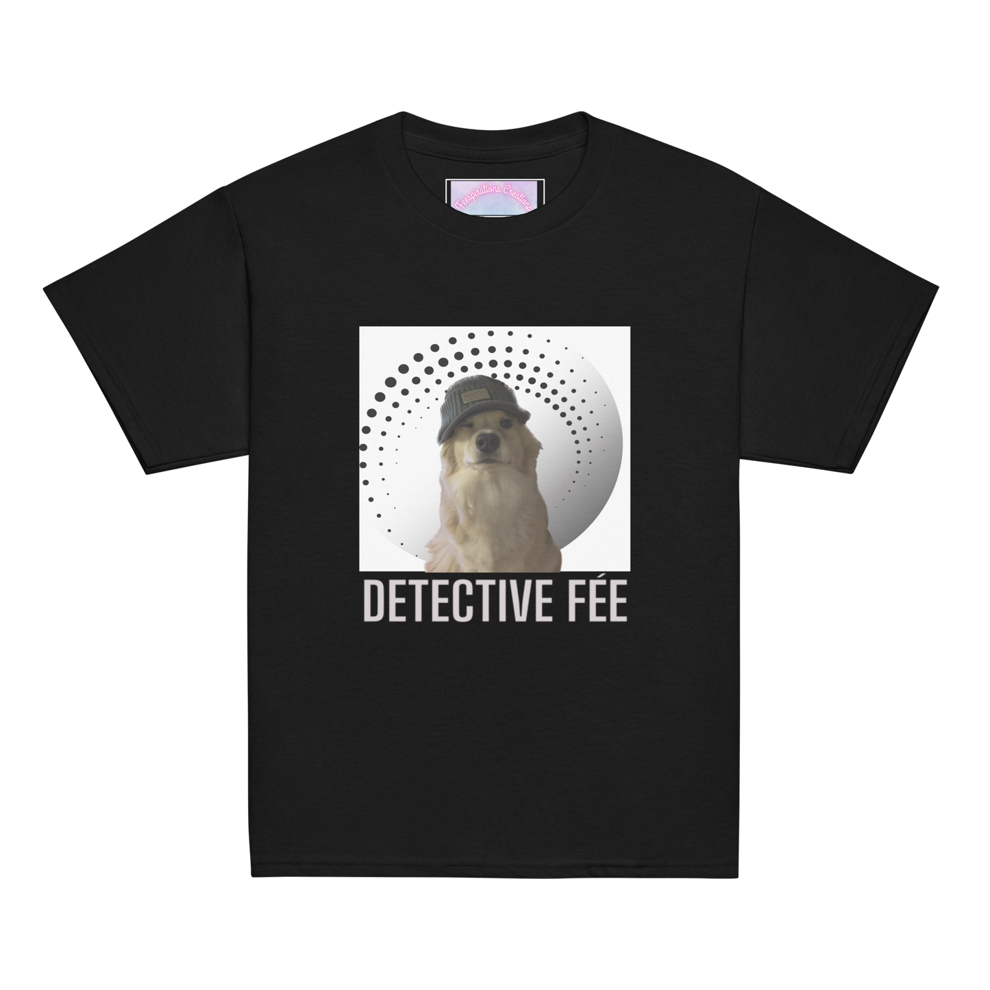 Kid's Detective Fee™ Funny Dog Whodunit Graphic T-Shirt